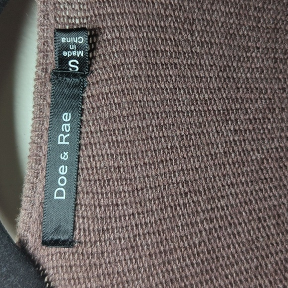 Doe & Ray 100% Angora Colorblock Duster Cardigan Sweater Women's Size S - Picture 2 of 6